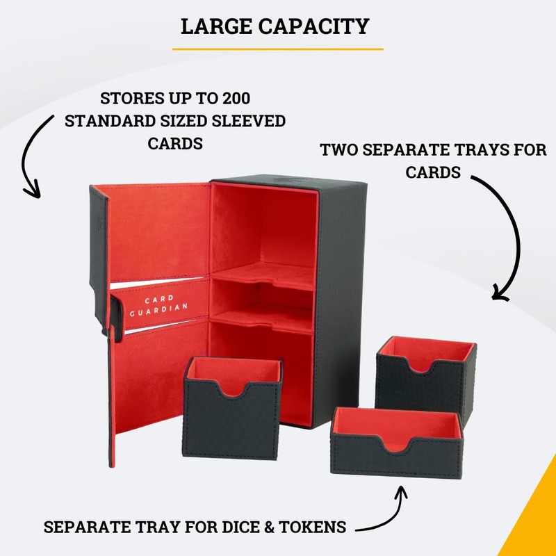 Card Guardian - Premium Double Deck Box for 200+ Cards