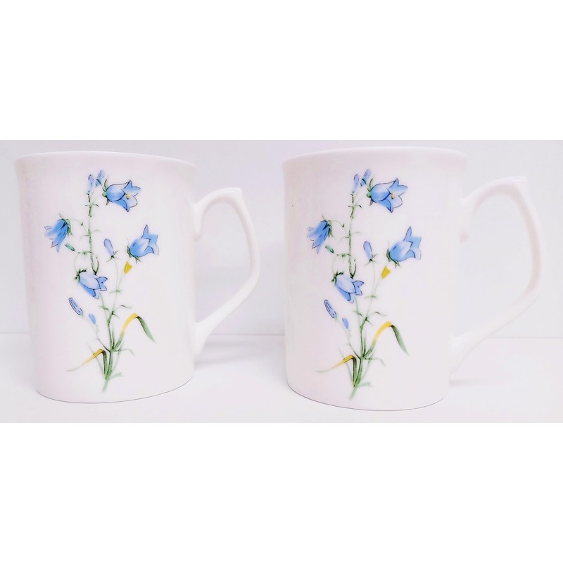 Rainbow Decors Bluebell Mugs Set of 2 Bone China Harebell