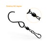 Alamic Swivel Hooks Clips for Wind Chimes Hanging Plants Wind