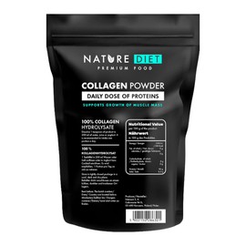 Nature Diet Nature Diet - Collagen Powder (Type I, III) | 600 g | Hydrolysate | Unflavored | Collagen Peptides | Source of Protein