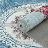 Easy-Going Floral Area Rug 3x5 Entryway Rug Washable Inside Door