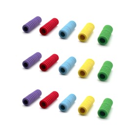 YFaith 40 Stück Stiftgriffe Schaumstoff,Rutschfeste Stiftgriffe,Ergonomische Stiftehalter,Schreibhilfen,Komfort Handschreibgriff für Kinder Studenten Erwachsene(Mehrfarbig)