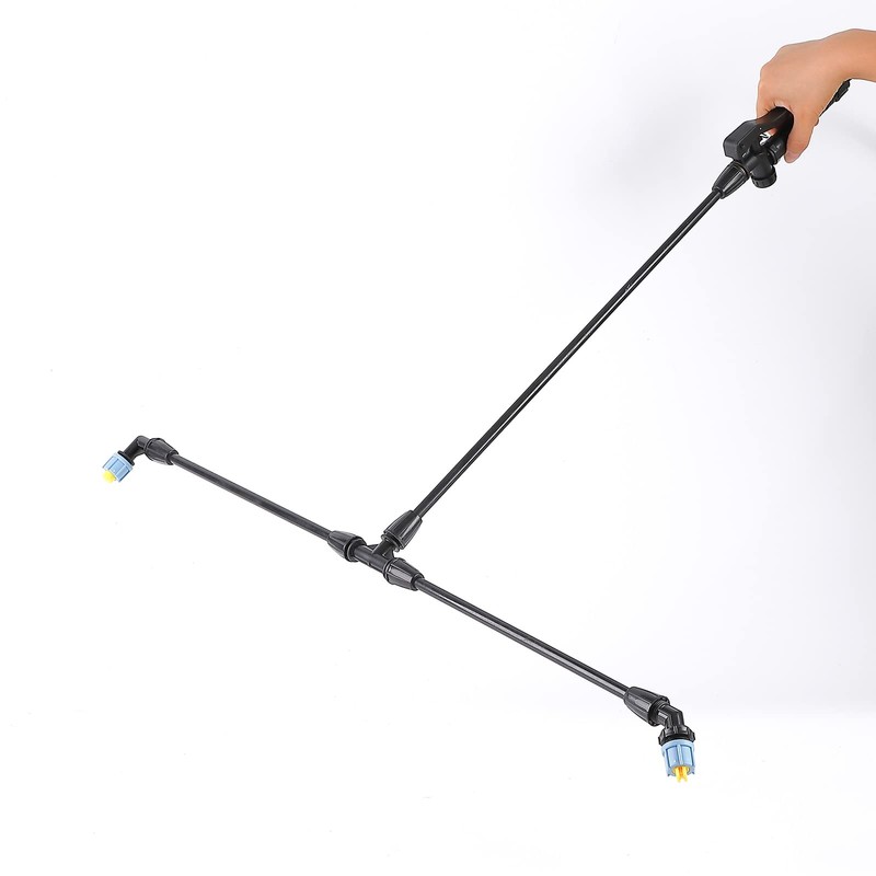 Aimela 2-Nozzle Poly Boom Wand,Backpack Sprayer Multi Nozzle Spray Holder,