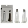 Pack of 12 Pots Classic Style Glass Salt and Pepper