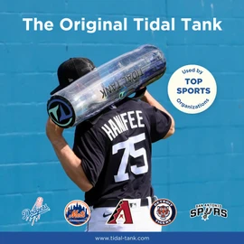 Tidal Tank Classic - Aqua Bag with Water, Sandbag Weighted Workout Equipment for Strength Training Adjustable Weights for Core Stability, Free App for Full Body Workout - up to 49 lb