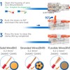 GKEEMARS 26Pcs Compact Splicing Connectors Wire Connectors Kit 2, 3