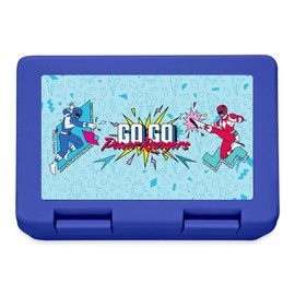 Spreadshirt Power Rangers Blue Ranger and Red Ranger Go Go Lunch Box, One Size, Royal Blue
