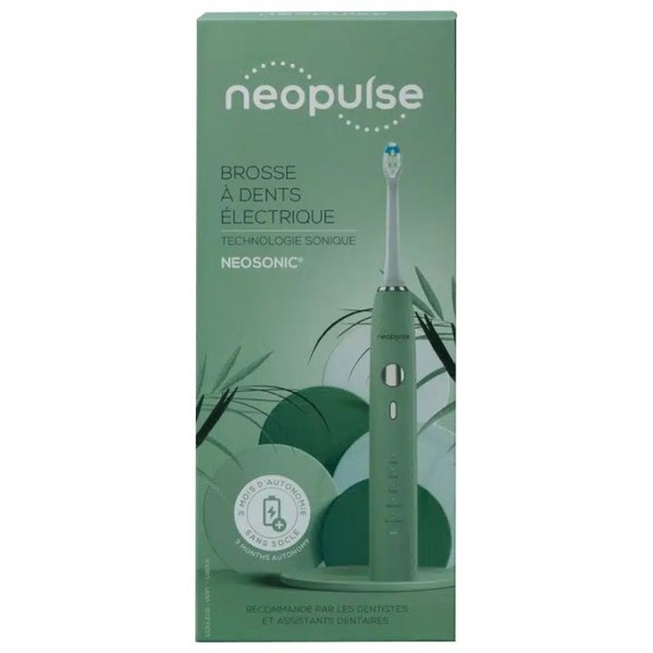 Neopulse Neosonic Brosse à Dents Électrique Colorée, Green
