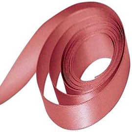 Papillon Single Face Satin Ribbon, 5/8" Wide X 100 Yards, Cinnabar