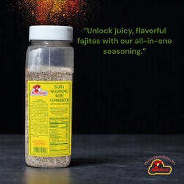 Menchaca Fajita Seasoning 32 oz – With Tenderizer – Perfect for Chicken, Beef, and Tex-Mex Dishes