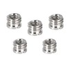 CAMVATE 1/4"-20 Female to 3/8"-16 Male Micro Screw Adapter (5