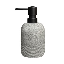 GalDal - Dispensador de jabón de manos gris, dispensador de loción de jabón para encimera de baño, dispensador de jabón para fregadero de cocina