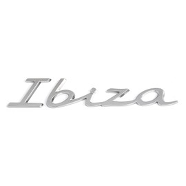 Seat 6F08536873Q7 Lettering Ibiza Emblem Logo Model Name Cursive Font