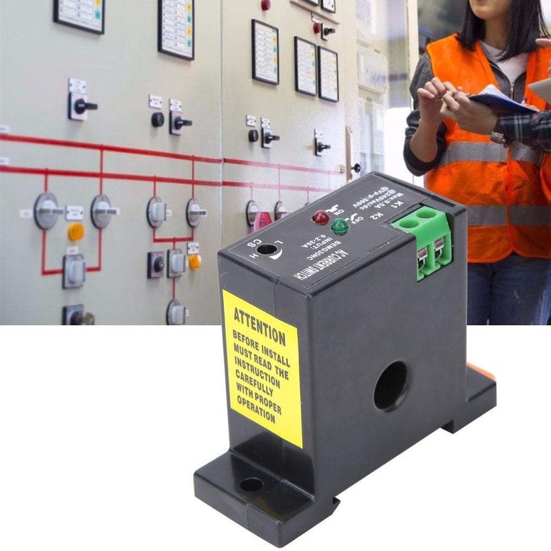 Fafeicy Current Detection Switch, Pressure-Resistant, Adjustable, Self-Supplying Detection Switch, Guide