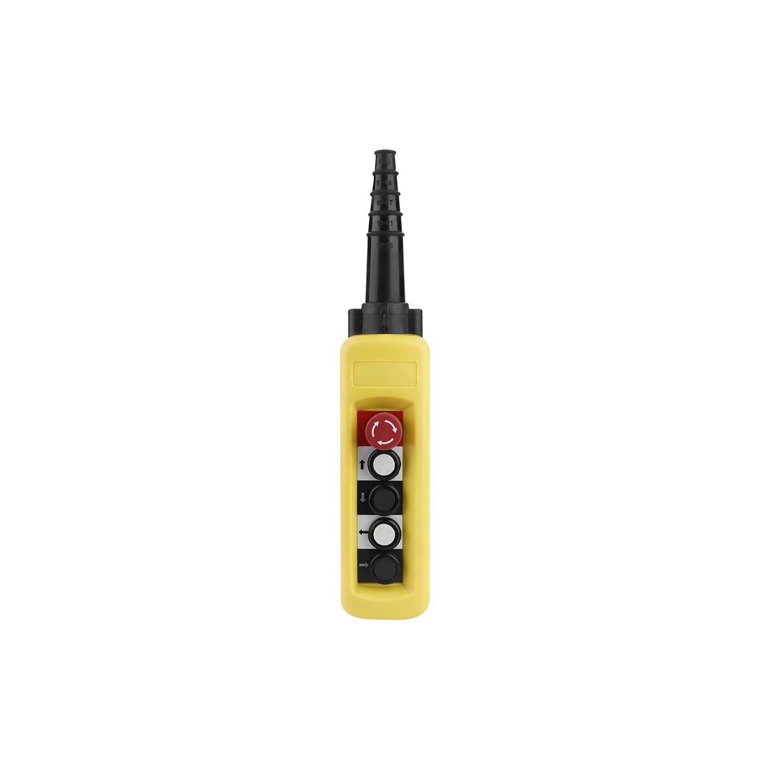 4 Directions Hoist Push Button Switch, 4 Buttons Crane Lifting Pendant ...