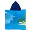 ILS I LOVE SHOPPING Poncho with Hood, Beach Towel, Sea