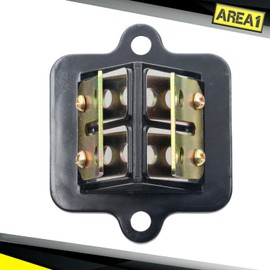 Area 1 Replacement Membrane Block for 50 cc 2-Stroke Horizontal Compatible with Speedfight 3 Speedfight 4, Jetforce, Citystar, Django, Elystar, Ludix, Kisbee, Looxor, New Vivacity, TKR, Streetzone
