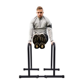 YIYIBYUS Dip Bar, Adjustable Parallel Bars for Home Workout, Adjustable Dip Stand Station Home Heavy Duty Dip Station