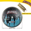 ORIXTREME 14Inch Diamond Saw Blade,Turbo Rim General Purpose Blade Dry/Wet