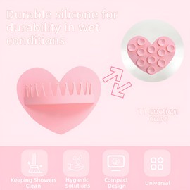 Shower Hair Catcher Wall, Hair Trap Reusable Hair Collector for Shower, Bathroom Silicone Hair Catchers for Shower, Drain Protector and Bathtub