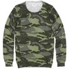 J.Crew Mercantile Women's Crewneck Cotton Teddie Sweater (L, Jenna Camo)
