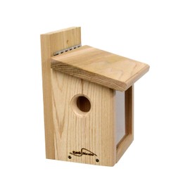 Kettle Moraine Cedar Post Mount Bluebird Mealworm Feeder