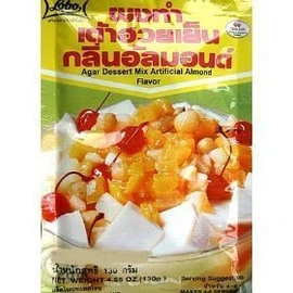 Lobo Brand Thai Agar Dessert / Almond - 4.55 Oz X 5