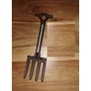 Vintage Cast Iron Outdoor Home Garden Tool Wall Fork Hanging