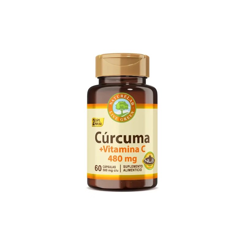 Cúrcuma Vitamina Antioxidante Cápsulas Naturelab Sabor