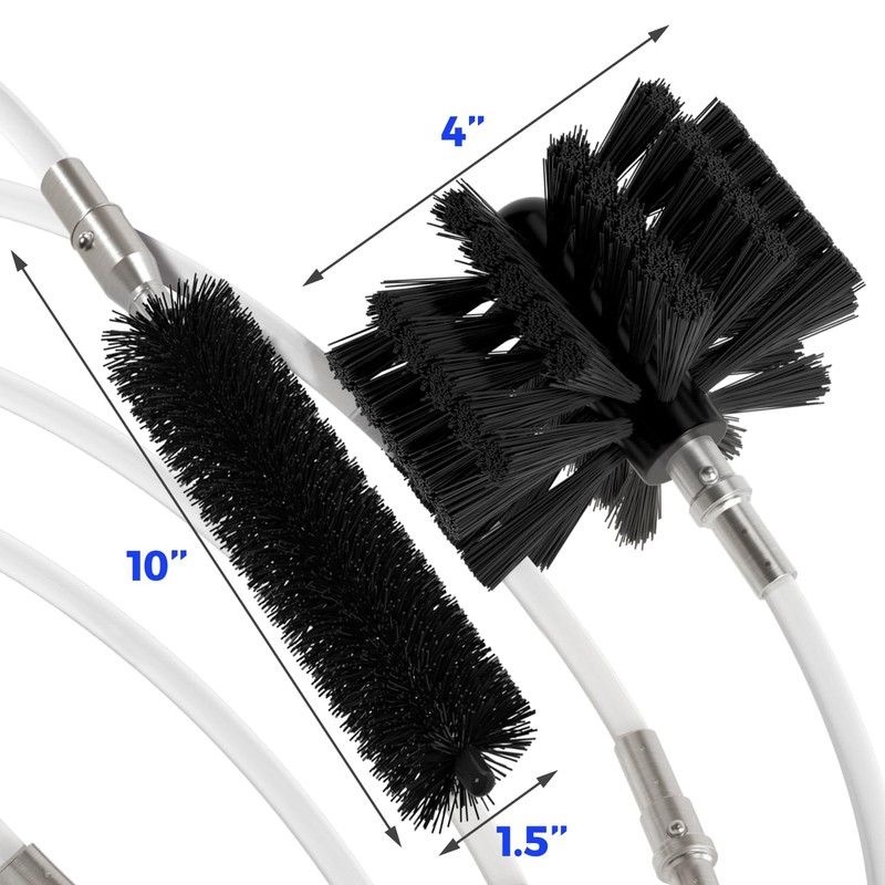 Holikme 32 Feet Dryer Vent Cleaner Kit, Upgrade Flexible Lint