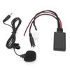 Bluetooth 5.0 AUX Cable Adapter with Microphone Handsfree Replacement for