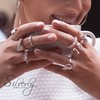 Silverly Women's .925 Sterling Silver Celtic Diamond Shaped Swirl Pattern