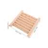 ORFOFE Sauna Ventilation Louver Panel Wooden Air Vent for Steam