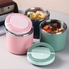 Gigicloud Insulated Food Jars, Portable Stainless Steel Breakfast Cup Insulated