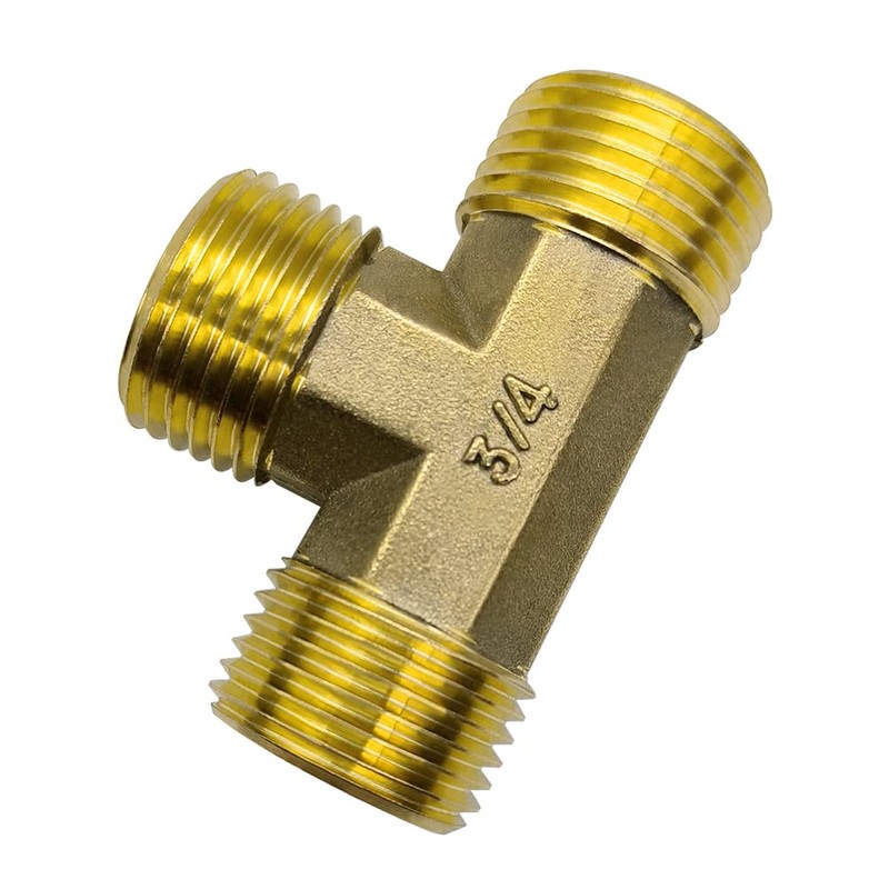 Hooshing Garden Hose Tee Fitting 3/4" x 3/4" x 3/4"
