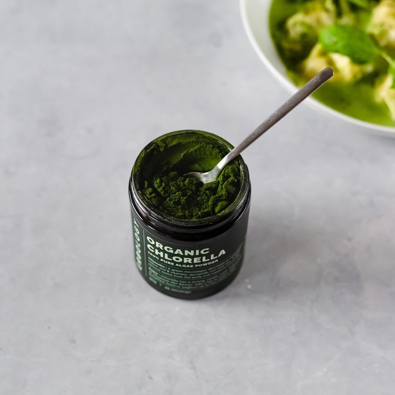 Erbology Organic Chlorella Powder 90g - 45 Servings - Sustainably