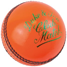 Dukes Club Match A Senior Cricket Ball - Orange
