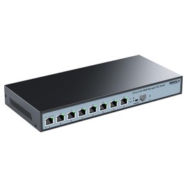 SODOLA 8 Port 2.5G Web Managed PoE Switch 120W | 1X 10G SFP+ & 8 x 2.5GBase-T Ports, Max 90W Output, IEEE802.3af/at/bt, Desktop & Wall Mount 2.5GbE Network Switch