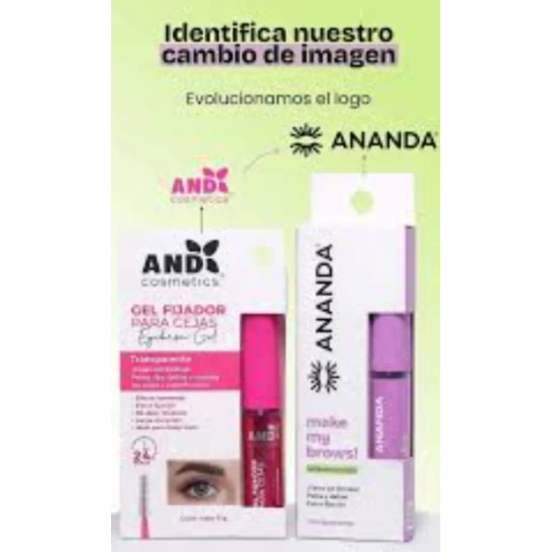 Kit And Cosmetics Gel Para Cejas Con Color+gel Fijador