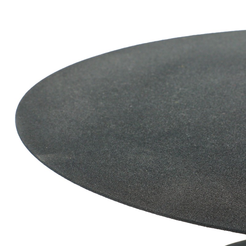 Creative Co-Op Metal Textured, Black, KD Table