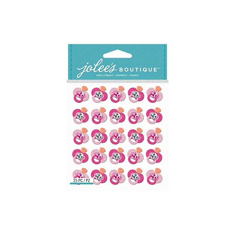 Jolee's Boutique 0015586968095 Pink GLTTR Pacifier RPT BQ16 , Other