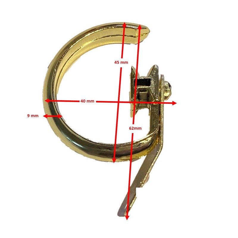 Harrison Drape Ring Sliders for 25mm Extendable Corded curtain poles,