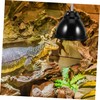 Mipcase 1Set Reptile Dome Lamp Cover Aluminum Heat Lamp Guard