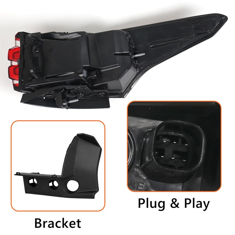 FIONE LED Outer Tail light Assembly Compatible with Chevy Traverse