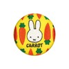 MINODA Miffy CARROT D02B1509 Embroidered Can Badge, Yellow