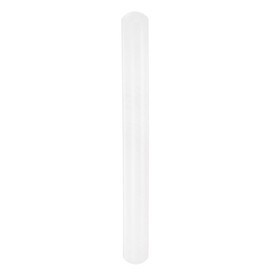 sourcing map Fondant Rolling Pin PP 30cm x 2.5cm Non Stick for Baking White
