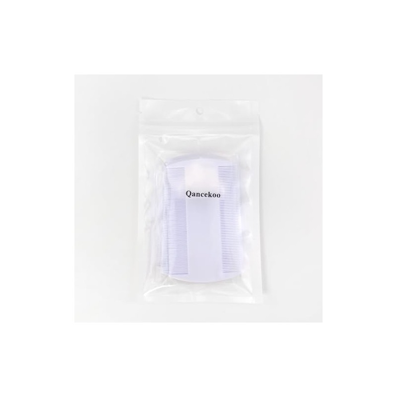 Qancekoo Qancekoo 3 PCS Lice Combs Double Sided Fine Tooth