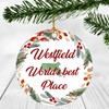 Westfield Massachusetts World's Best Place - Westfield City Ornament Souvenir