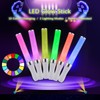 Glow Sticks 15 Pack Multicolor Reusable LED Light Sticks with