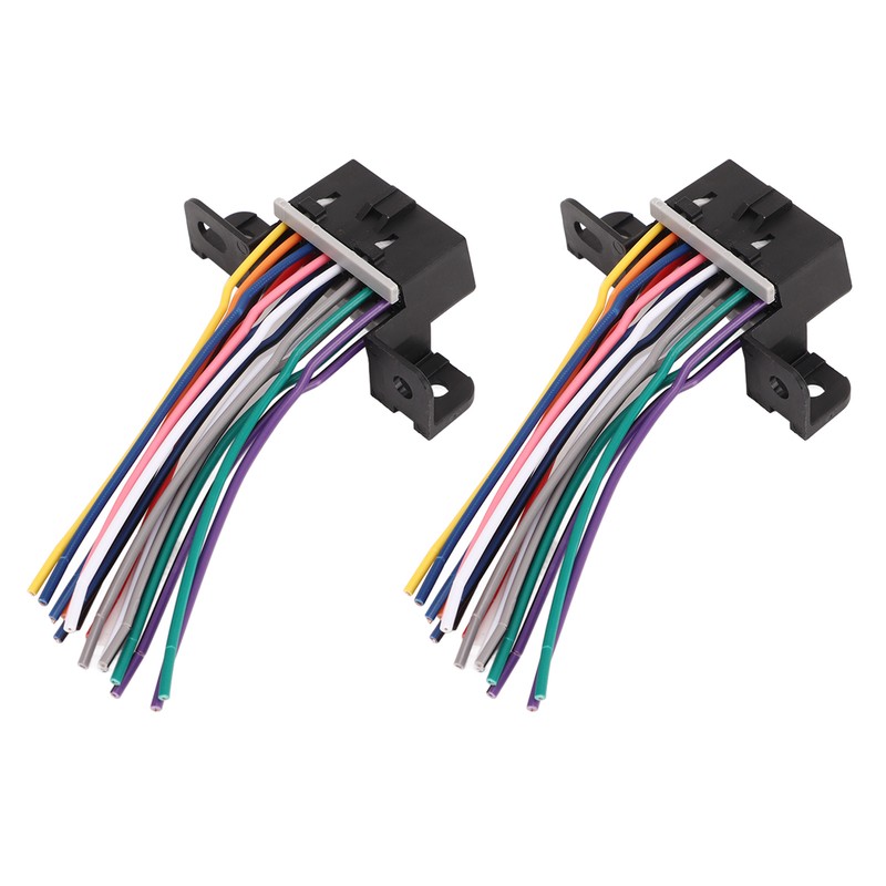 2PCS Diagnostic OBD2 16 PIN Female Connector Harness Car 16